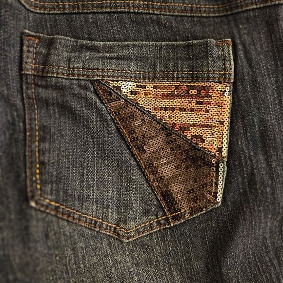 Y2K Flavour Bubblegum 10P Jeans 10S Petite Short 10 P Regular Stretch Flare NEW - Picture 5 of 9